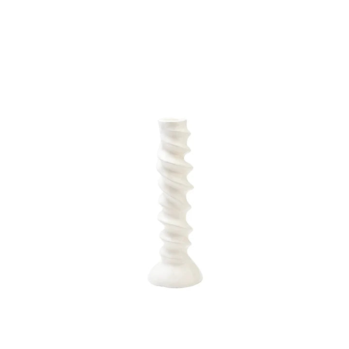 sögne hedvig lysestake hvit glossy small