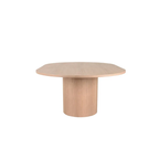 OLIVIA DINING TABLE OVAL 150 CM x 130 CM + 50CM