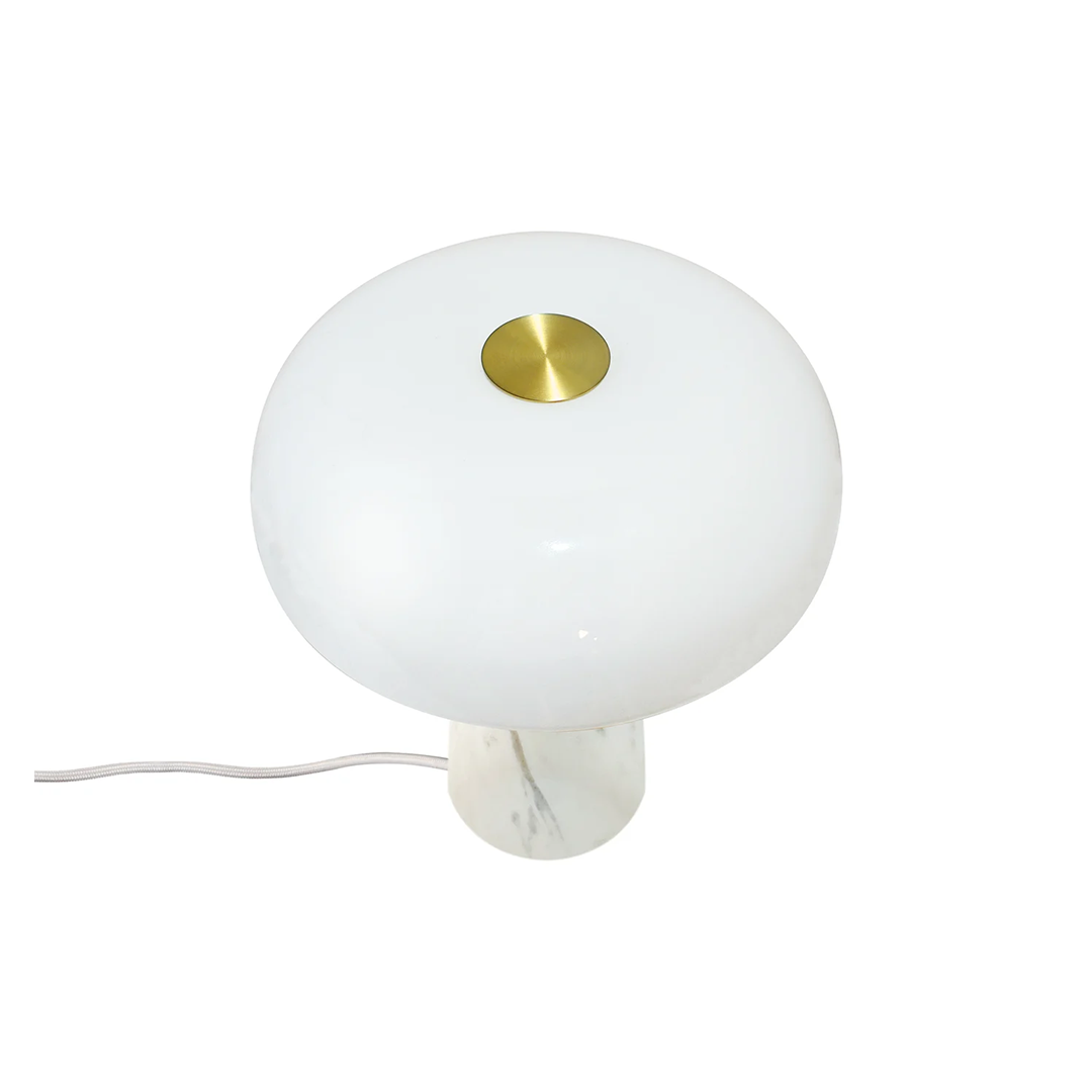 Glossy Mini Table Lamp White