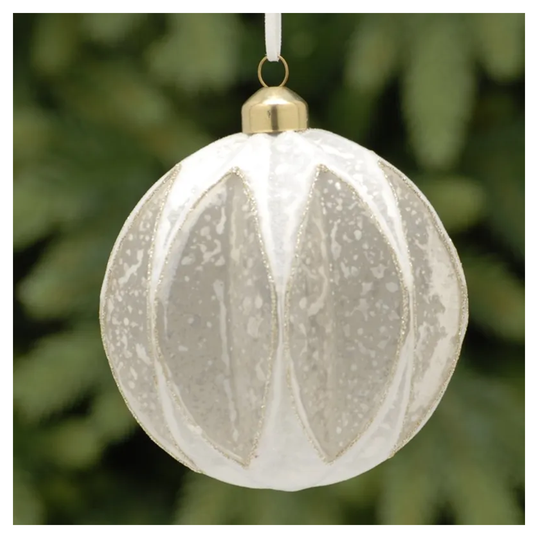 Glasskule 10 cm mercury effect