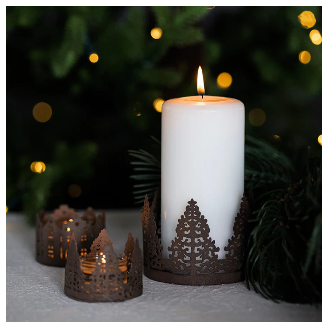 sögne lysholder metall trær large