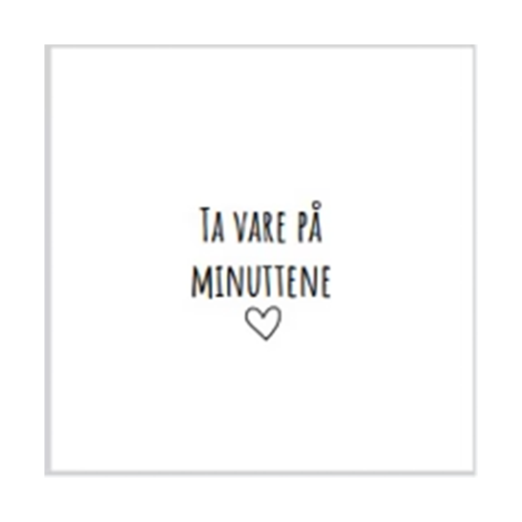 sögne serviett lunch ta vare på minuttene