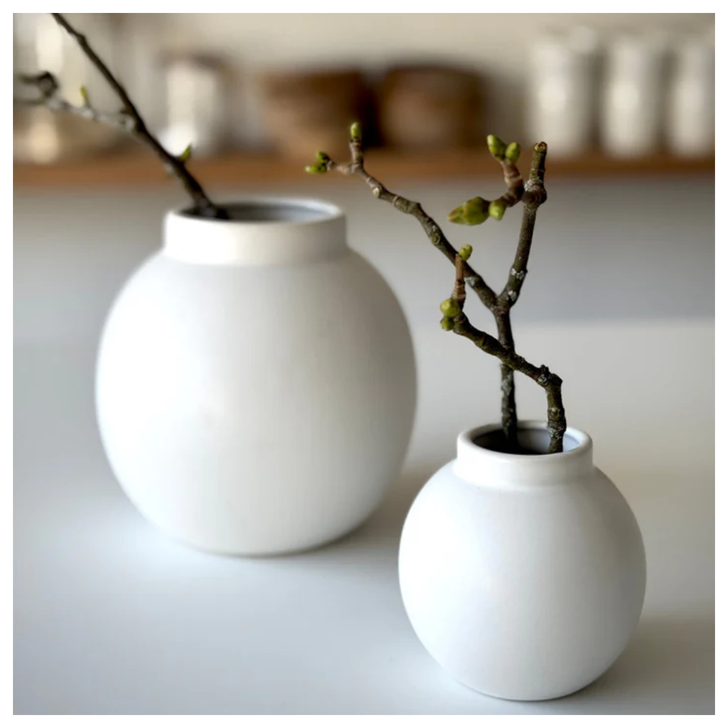 sögne nora vase hvit medium