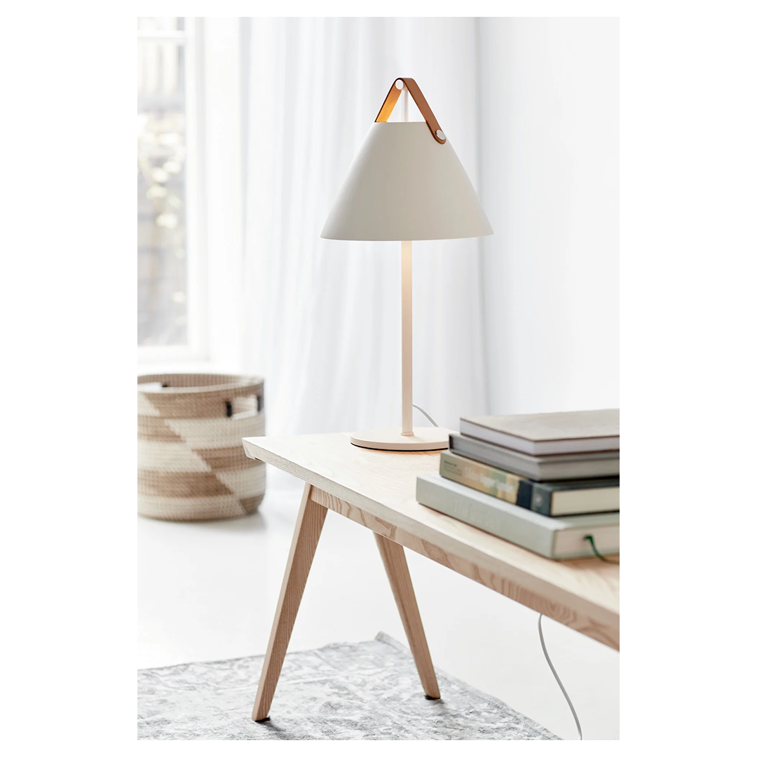 Strap Bordlampe Hvit