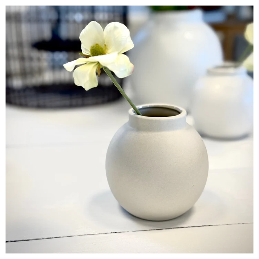 sögne nora vase beige small