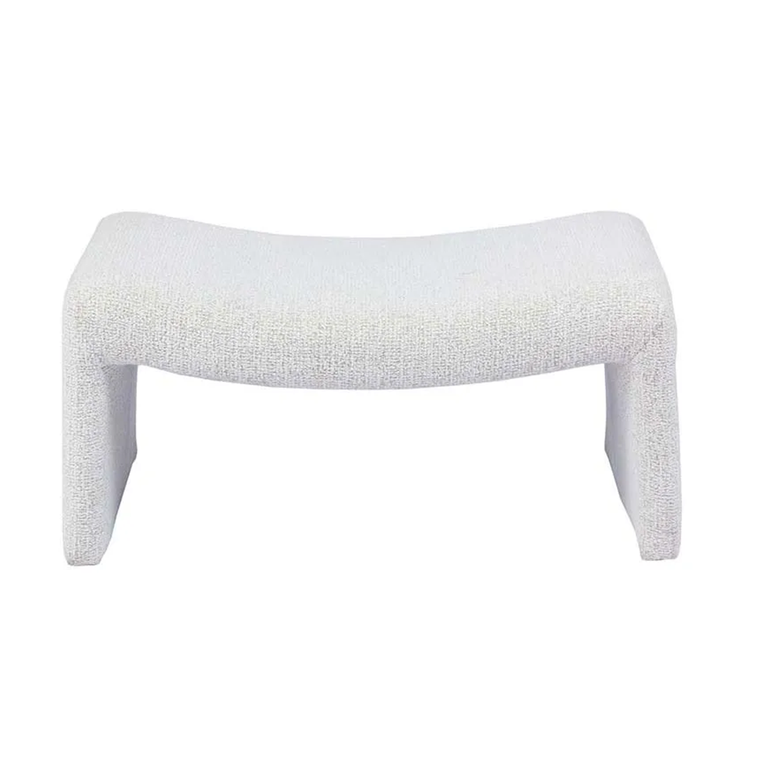 GEORGIA POUF MIX BOUCLE ECRU W74 X D60 X H36