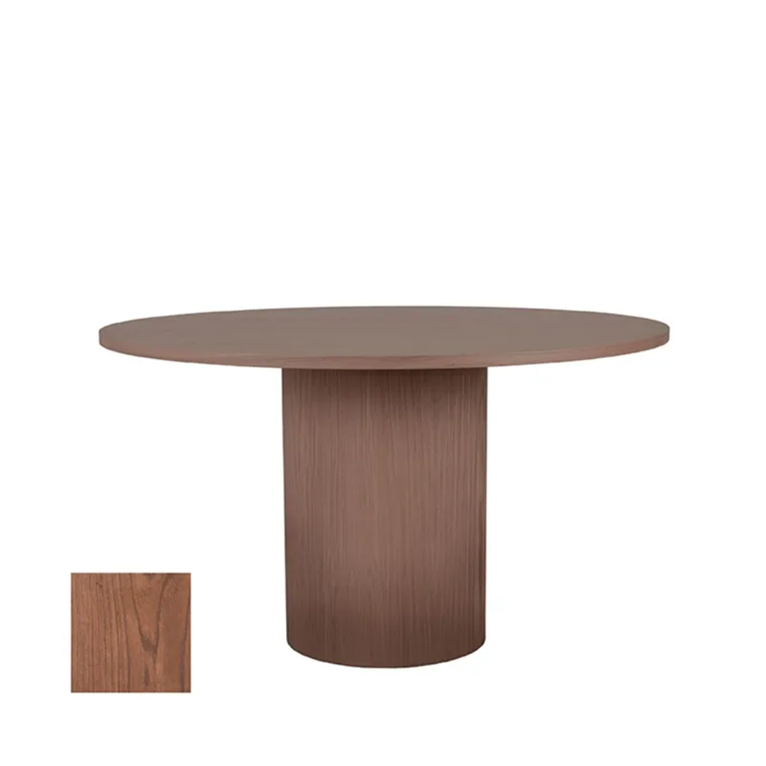 OLIVIA DINING TABLE WALNUT 130 CM