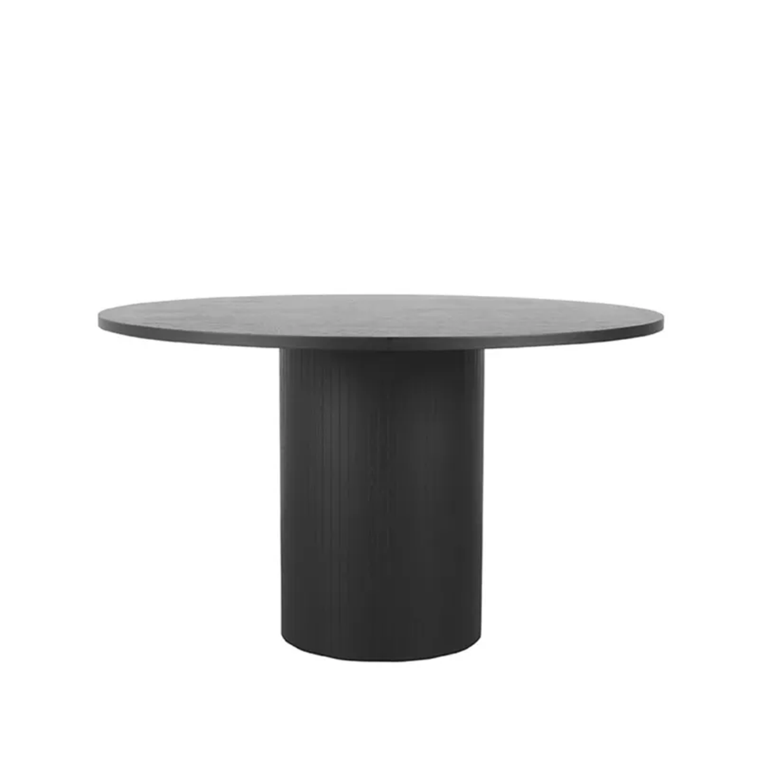 OLIVIA DINING TABLE BLACK 130 CM