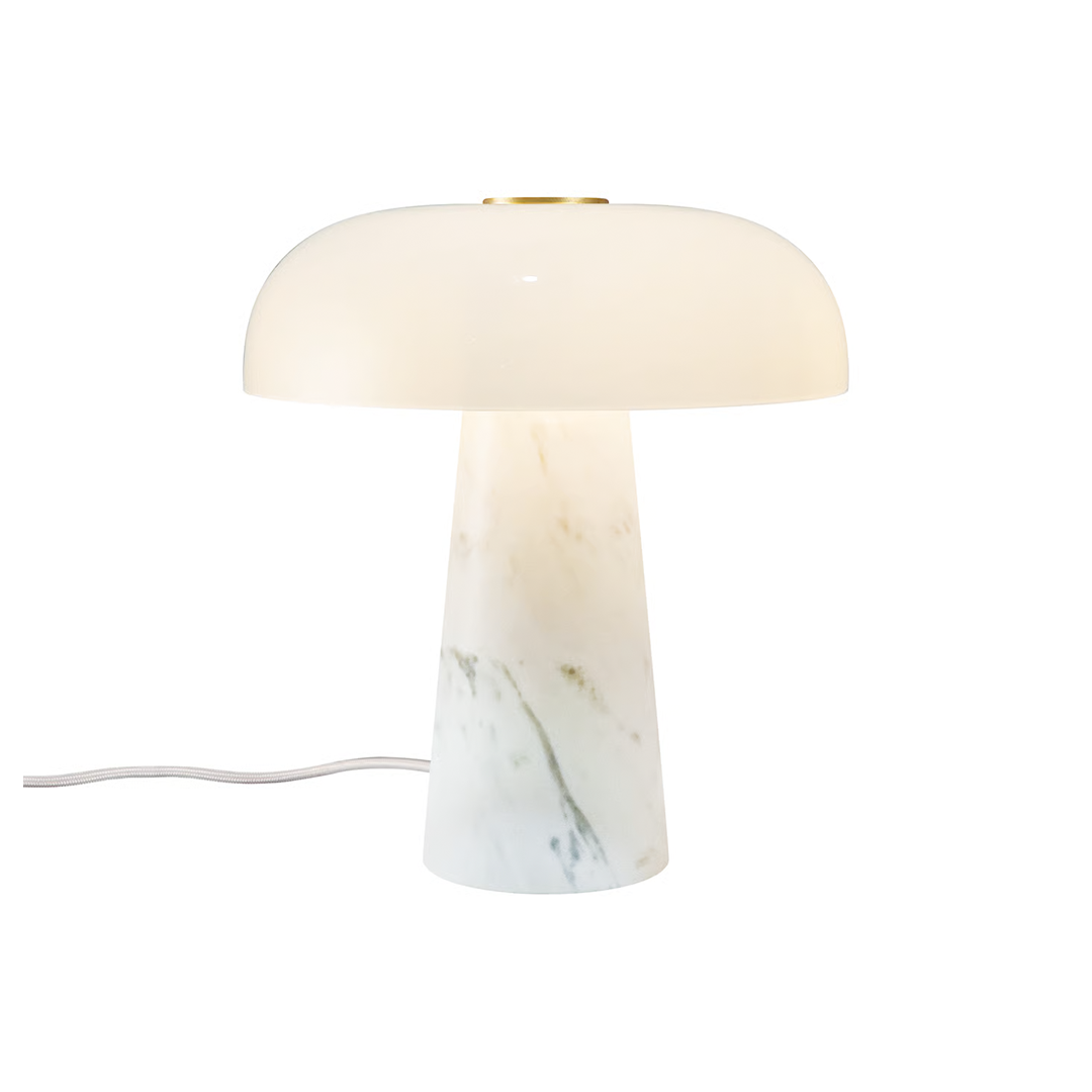 Glossy Mini Table Lamp White