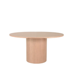 OLIVIA DINING TABLE OVAL 150 CM x 130 CM + 50CM