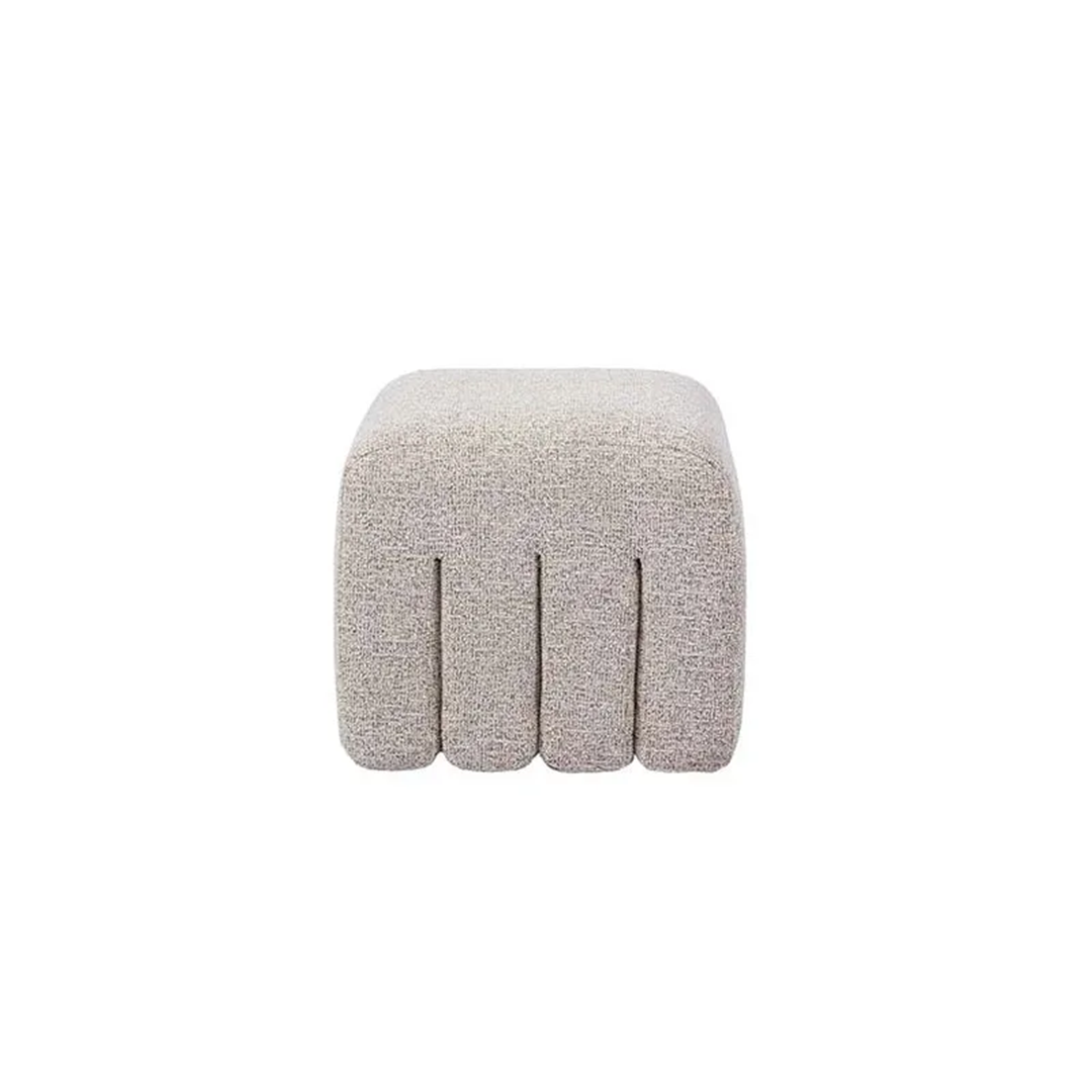 CISKE POUF MIX BOUCLE SAND S