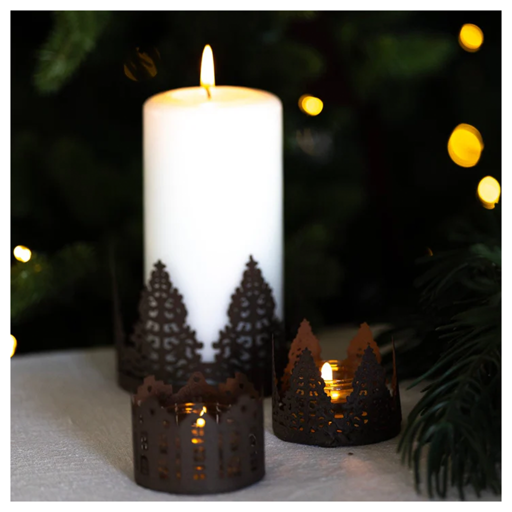 sögne lysholder metall trær large