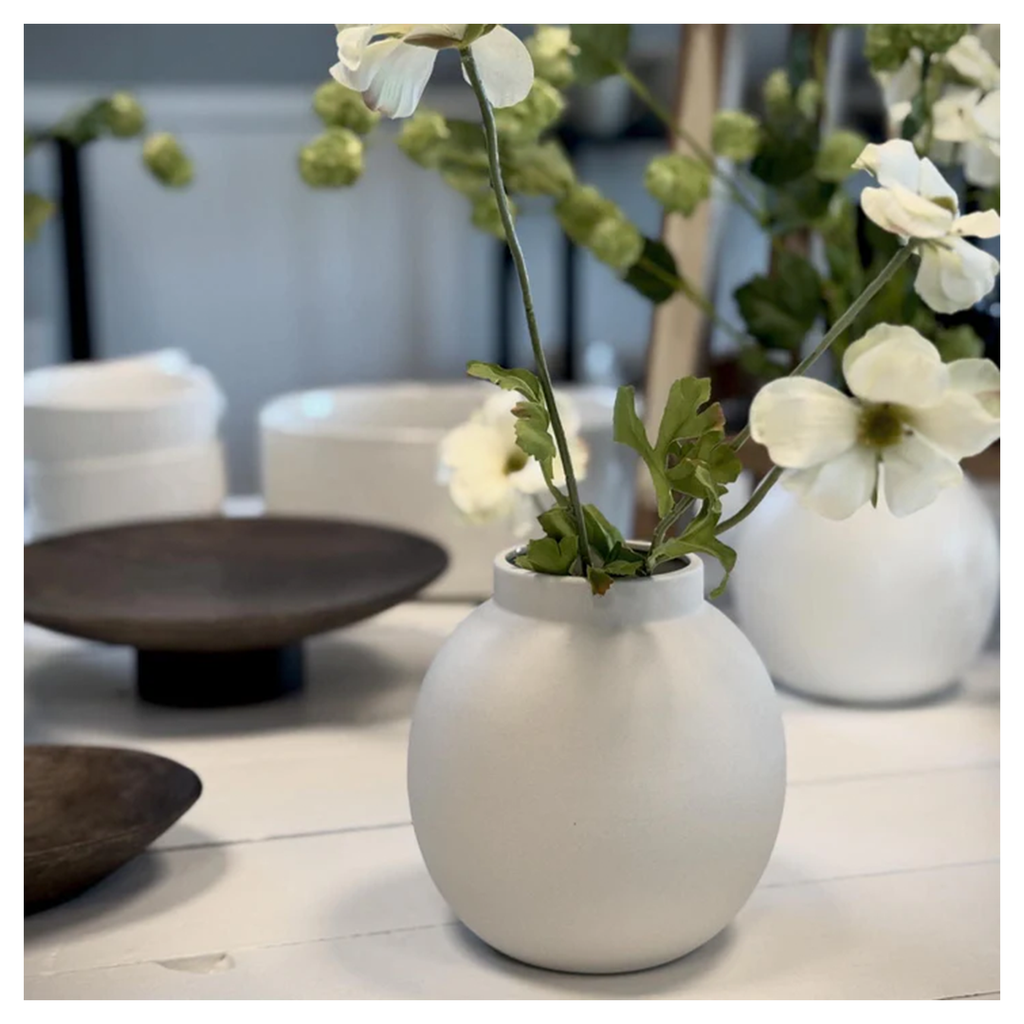 sögne nora vase beige medium