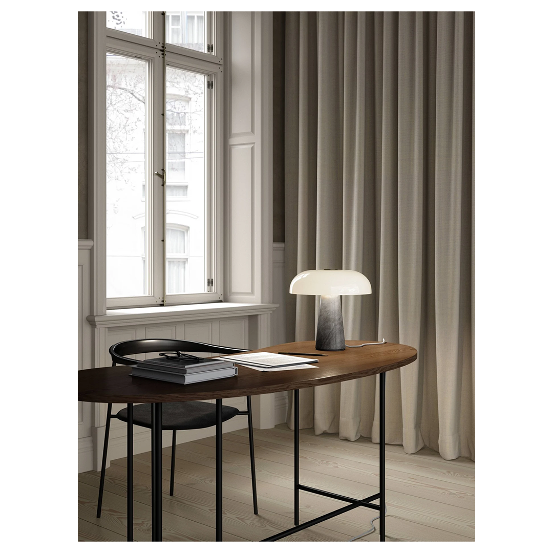 Glossy Table lamp Grey