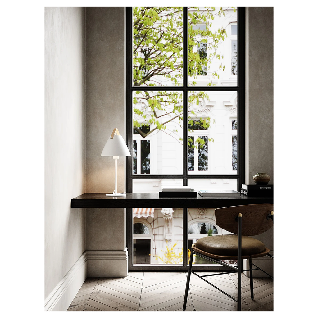 Strap Bordlampe Hvit