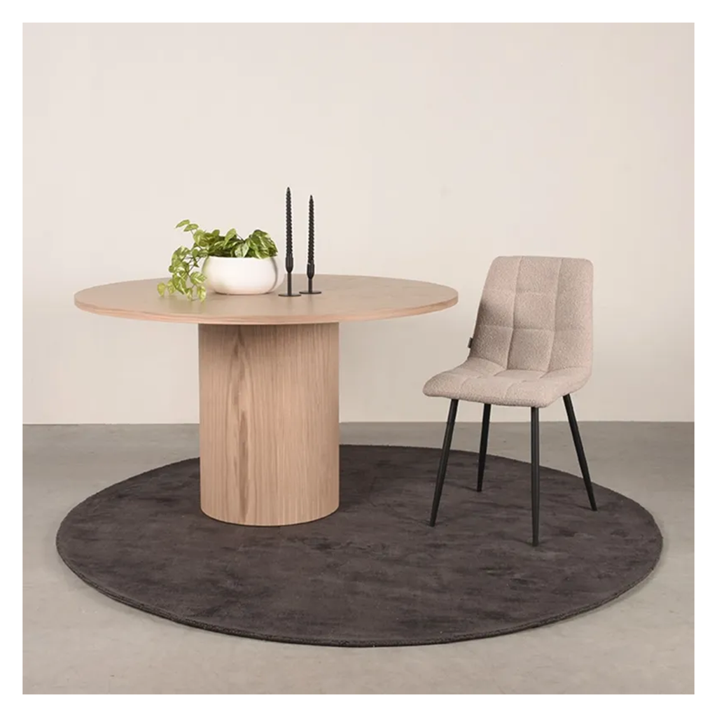 OLIVIA DINING TABLE OAK 130 CM