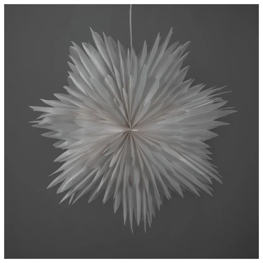 Adventstjerne 80 cm hvit