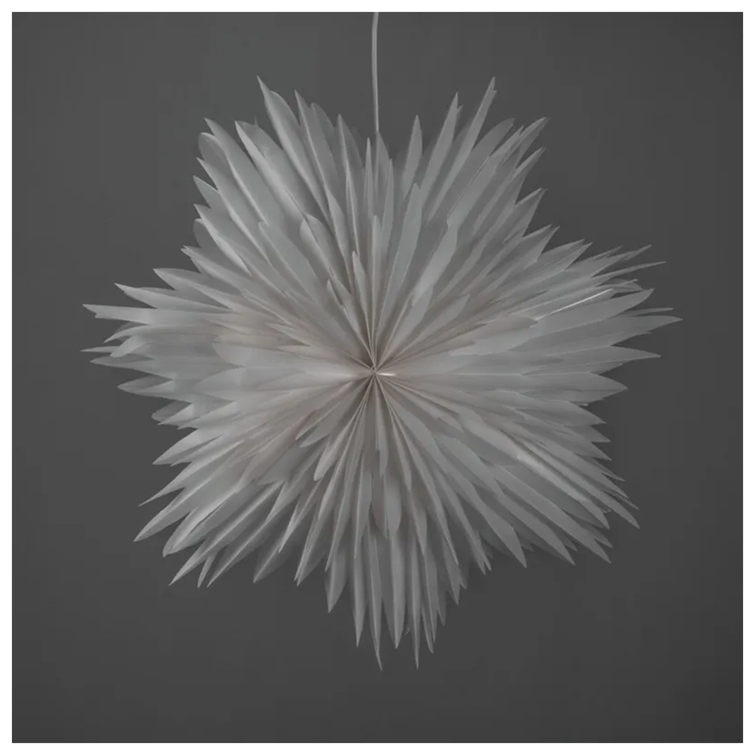 Adventstjerne 80 cm hvit