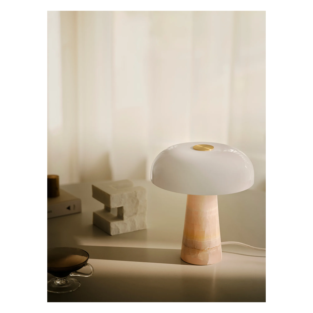 Glossy Mini Table Lamp Pink