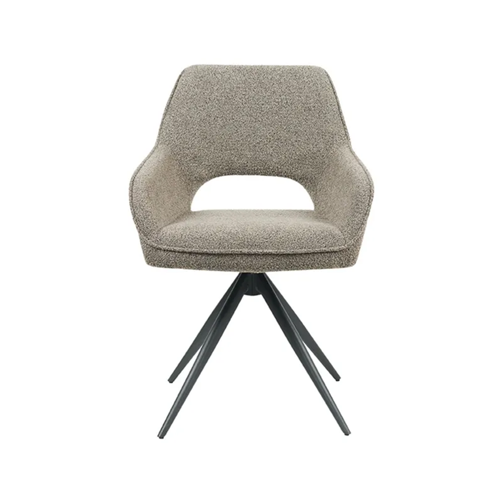 FINLEY DINING CHAIR NATURAL BOUCLE