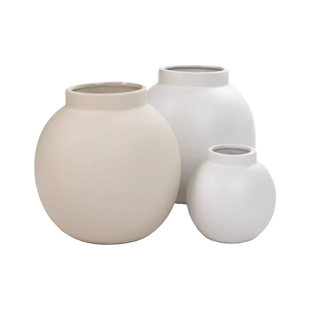 sögne nora vase hvit medium