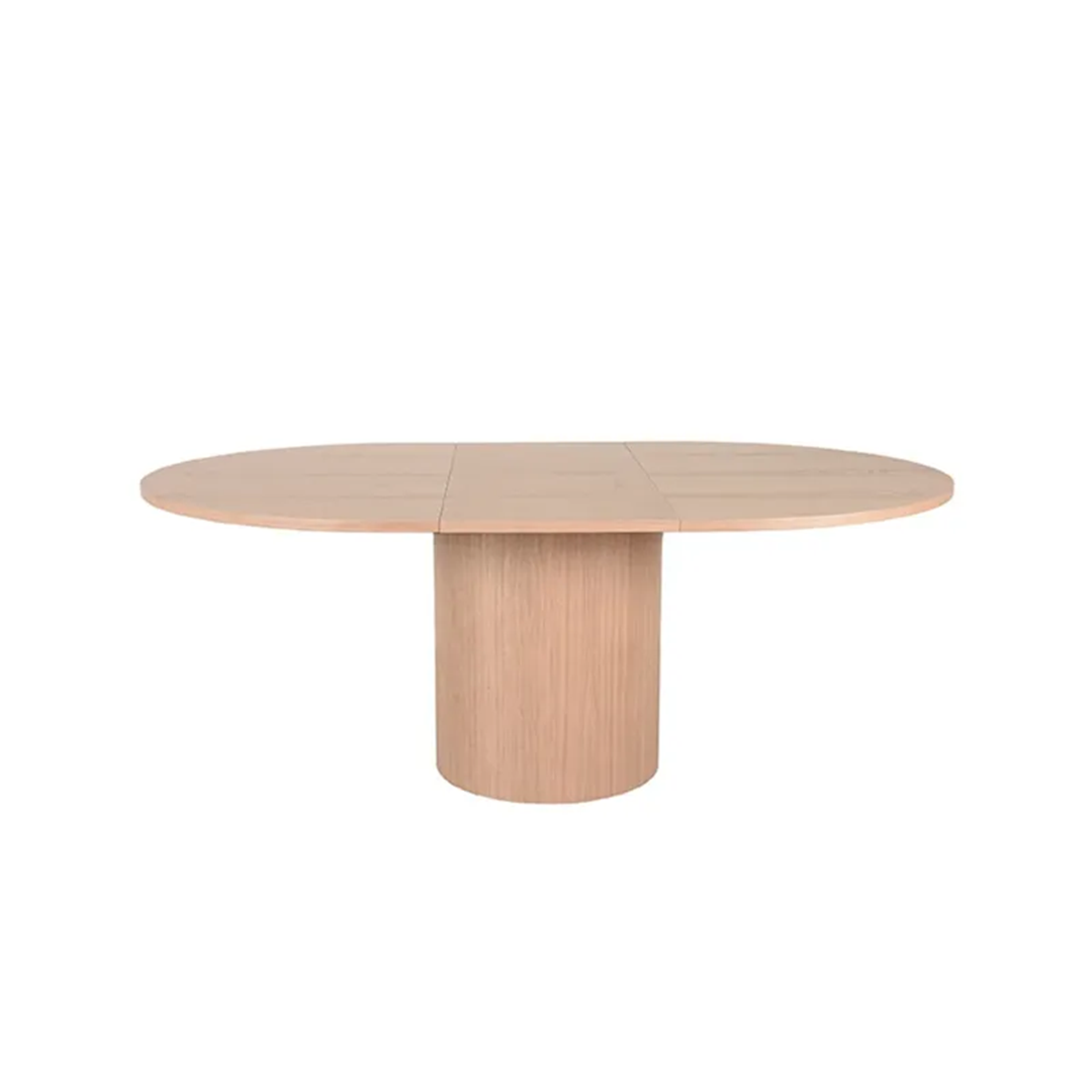 OLIVIA DINING TABLE OVAL 150 CM x 130 CM + 50CM