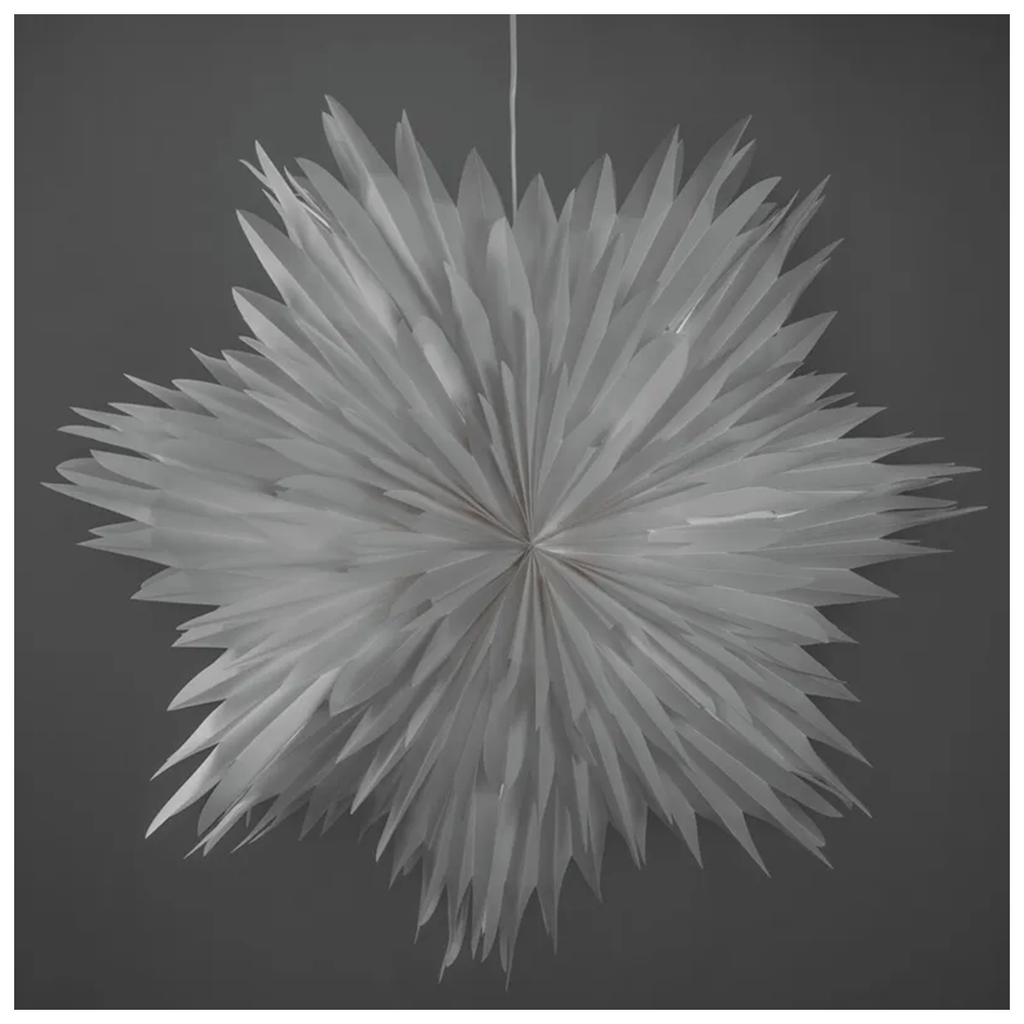 Adventstjerne 60 cm hvit