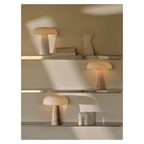 Glossy Mini Table Lamp Beige