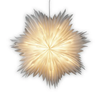 Adventstjerne 80 cm hvit