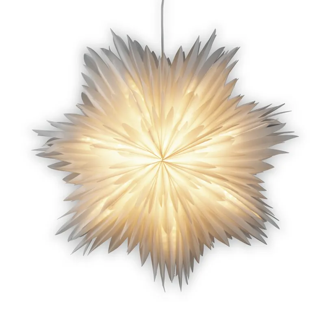 Adventstjerne 80 cm hvit