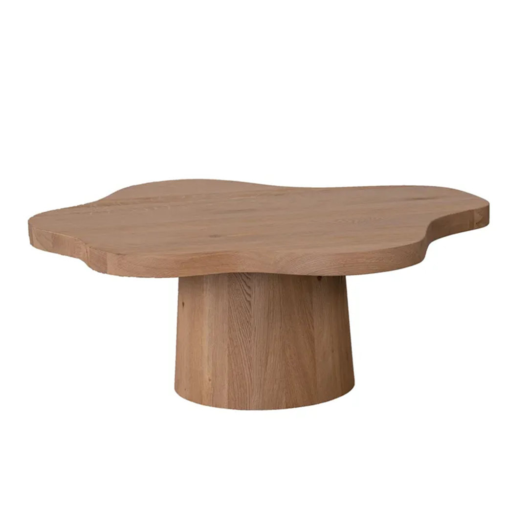 NEWTON COFFEE TABLE NATURAL Ø90 X H35 CM