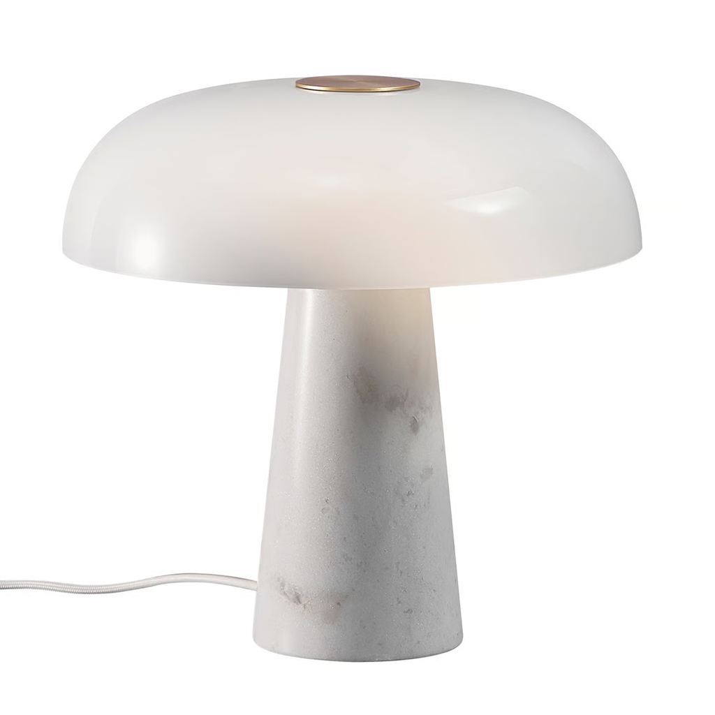 Glossy Table lamp Opal white