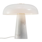 Glossy Table lamp Opal white