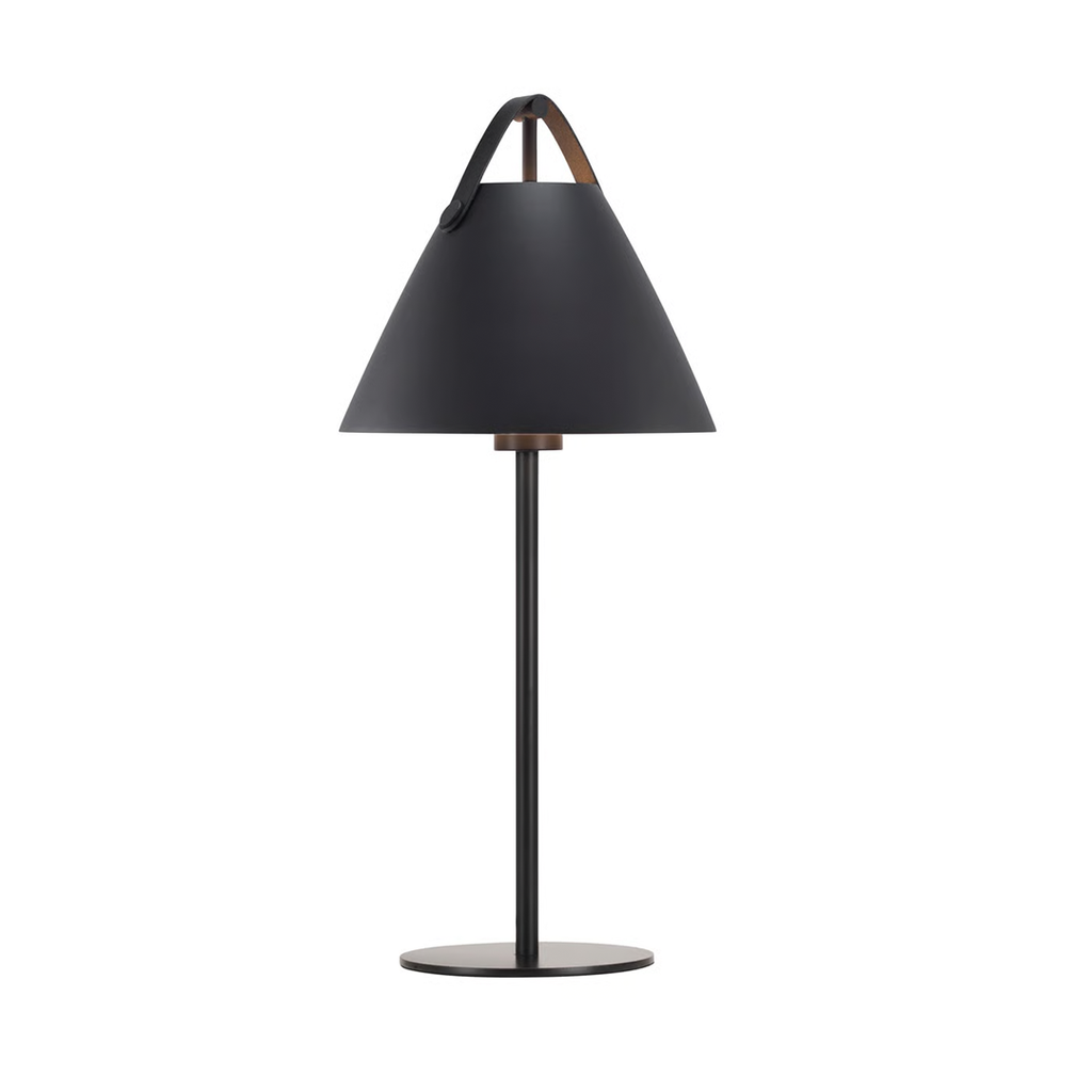 Strap Bordlampe Sort