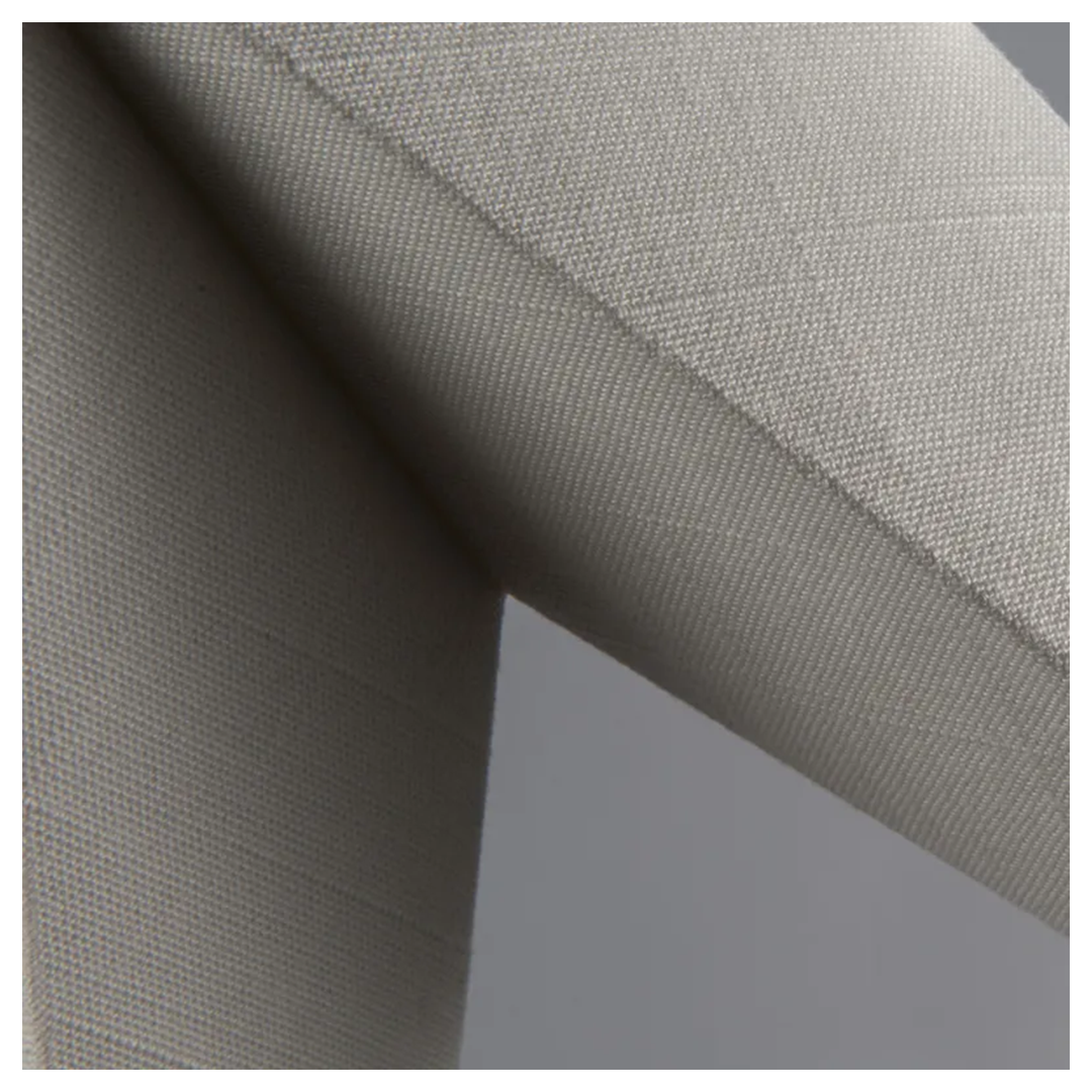 Adventstjerne 78 cm hvit lin