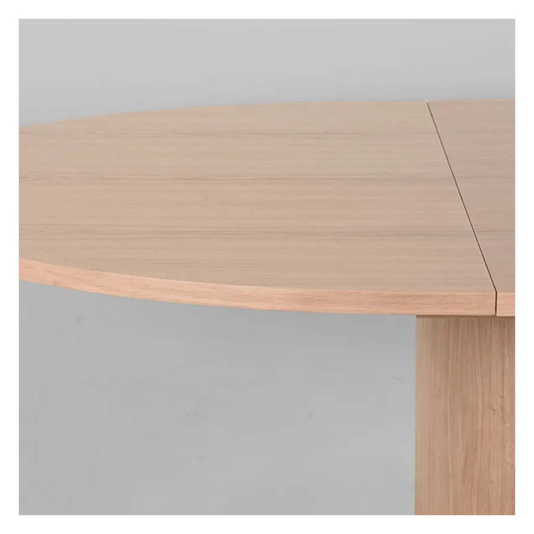 OLIVIA DINING TABLE OVAL 150 CM x 130 CM + 50CM