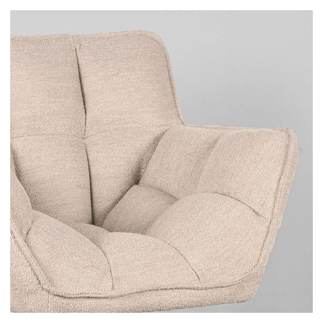 IAN LOUNGE CAHRI NATURAL BOUCLE