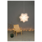 Adventstjerne 80 cm hvit