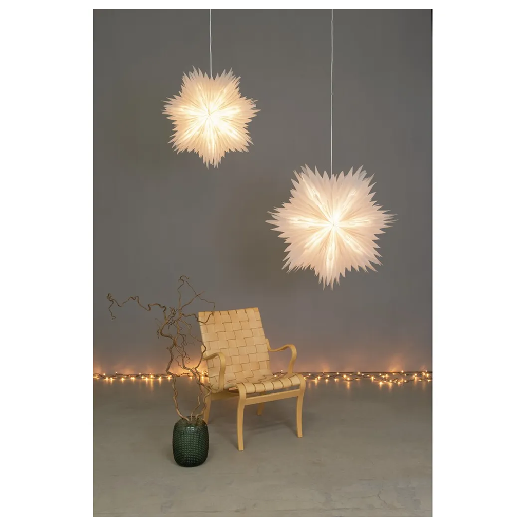 Adventstjerne 80 cm hvit