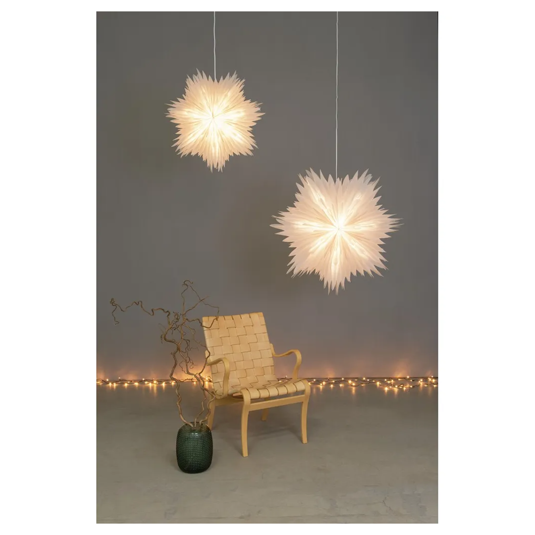 Adventstjerne 60 cm hvit