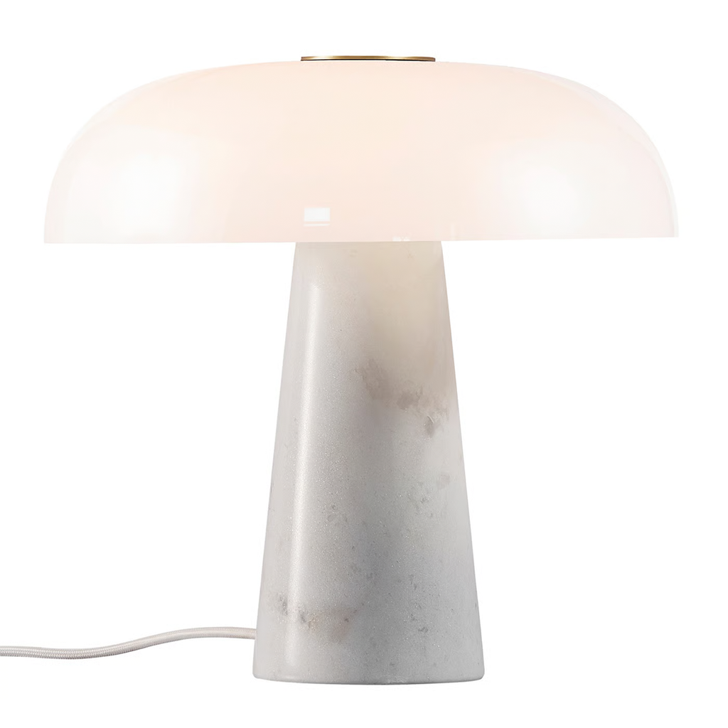 Glossy Table lamp Opal white