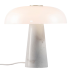 Glossy Table lamp Opal white