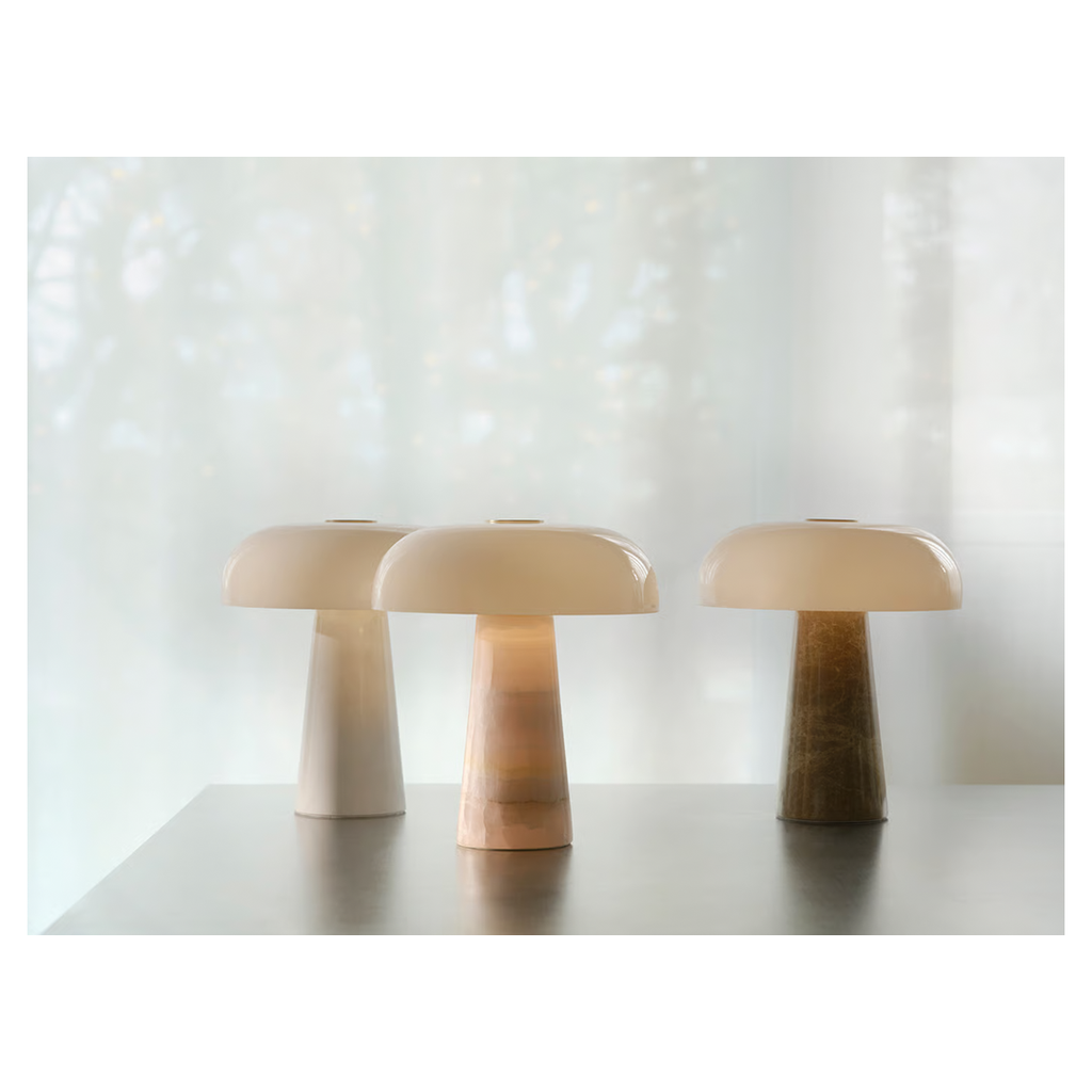 Glossy Mini Table Lamp White