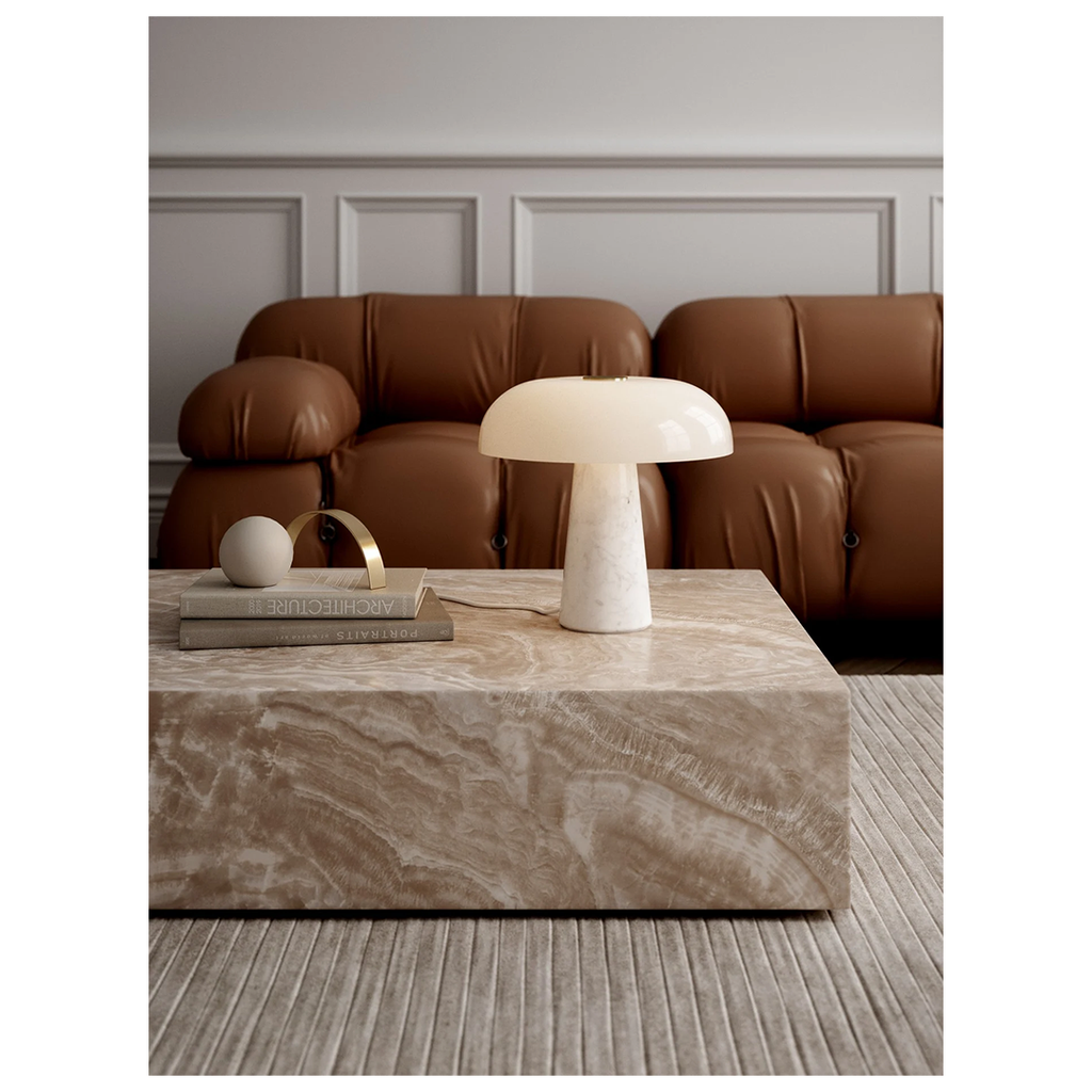 Glossy Table lamp Opal white