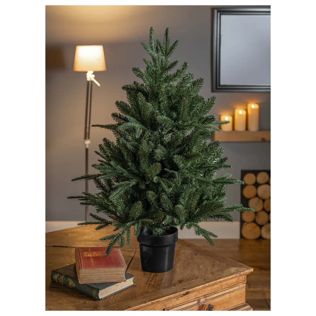 Juletre 90 cm i potte