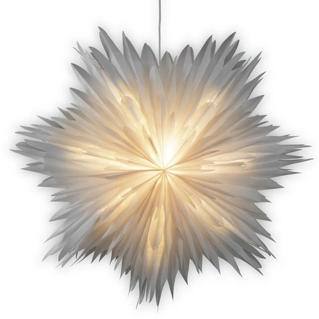 Adventstjerne 60 cm hvit