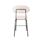 ZACK BAR CHAIR LOW NATURAL BOUCLE